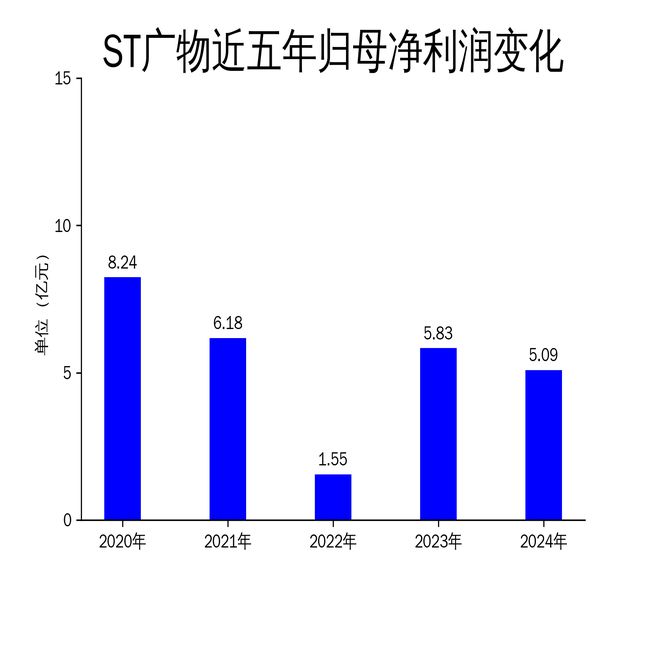 ST广物2024年年报：能源物流板块亮眼但整体业绩下滑显著(图2)