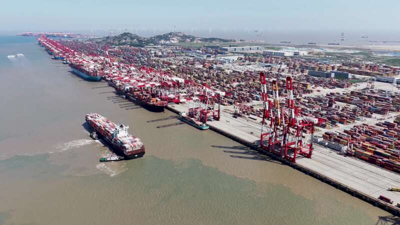 活力中国调研行跨境电商高速增长上海浦东机场、洋山港货运效率再升级(图2)